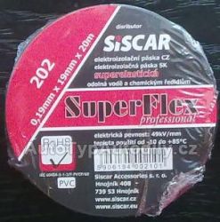 Izolační páska PROFI PVC 0,19mm 19x20m černá : S0026