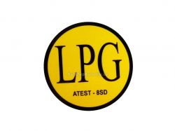 Samolepka LPG vnitřní