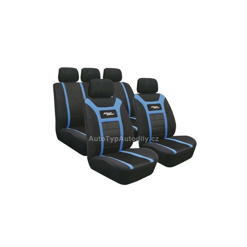 Autopotahy High gear černo - modré