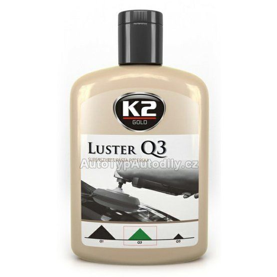 K2 LUSTER Q3 200 g - mírně brusná lešticí pasta K2 - PL