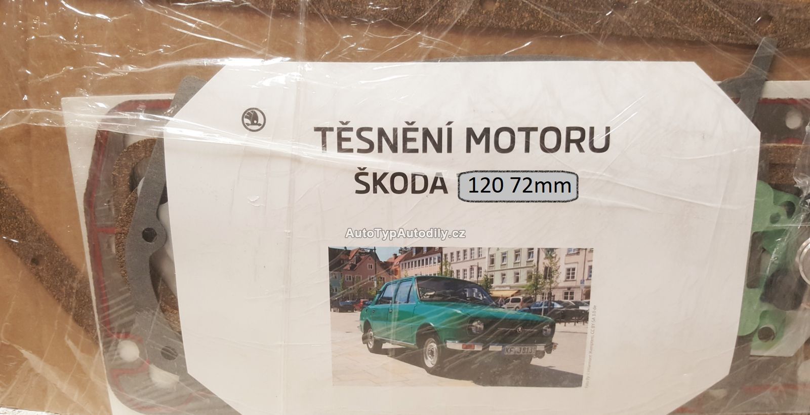 Sada těsnění na motor Škoda 120 do82: 000-2112 Česko