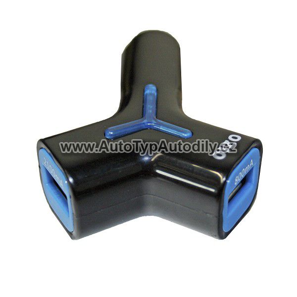 Nabíječka duální USB do auta BÍLÁ Alpin