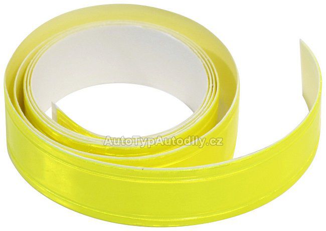 Samolepící páska reflexní 2cm x 90cm žlutá 01 584 COMPASS